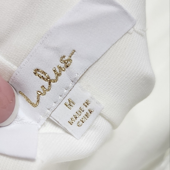 Lulus Romantic Glow White Backless Pearl Bow Maxi Dress M Wedding Bridal Party - Picture 10 of 10